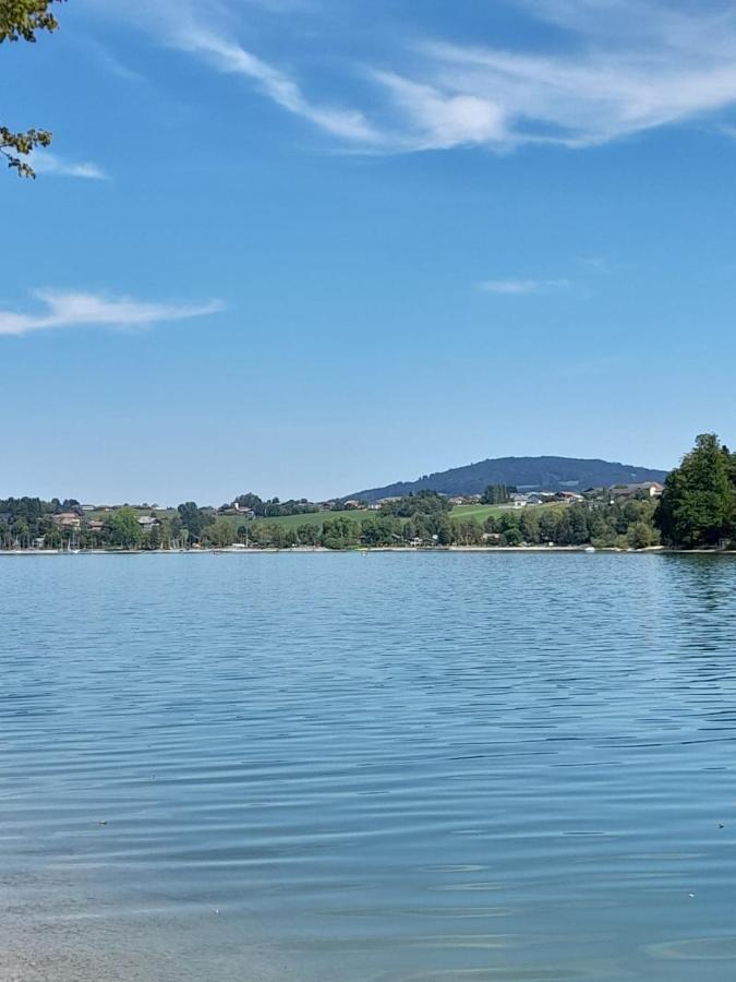 Mobilheim Chalet Bei Georg Seekirchen am Wallersee Eksteriør billede