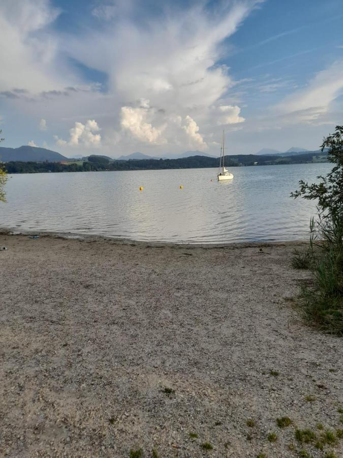 Mobilheim Chalet Bei Georg Seekirchen am Wallersee Eksteriør billede